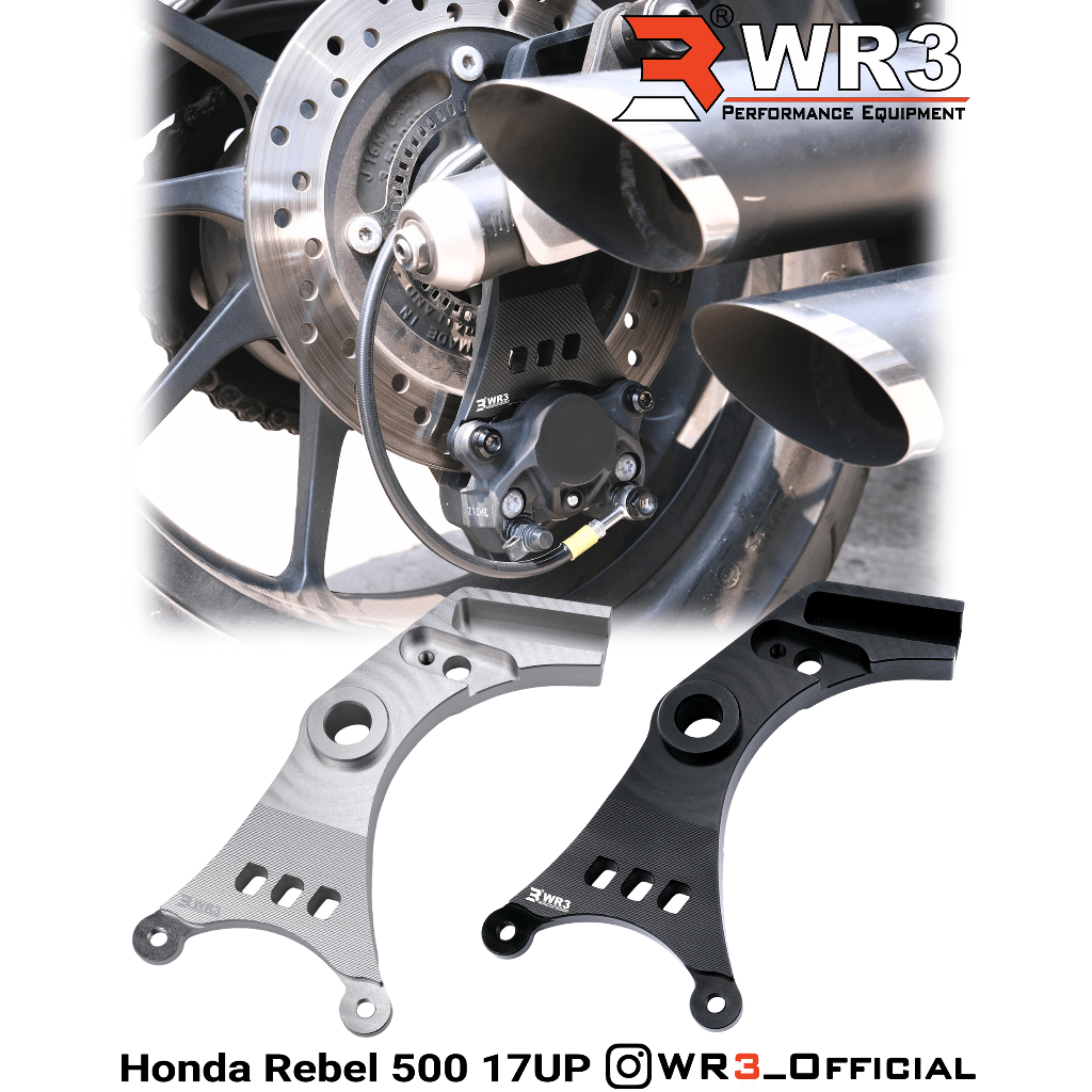 Breket Kaliper WR3 With Br3mbo 2P CBR 600 / CB 650 / Rebel 300 / 500 / R6