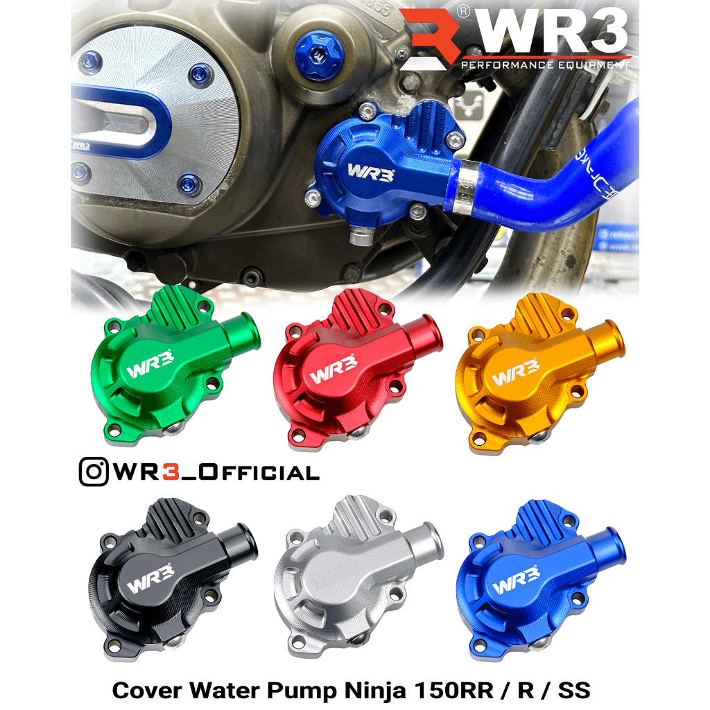 Cover Tutup Water Pump Waterpump WR3 Ninja 150RR 150 RR / Xmax 250