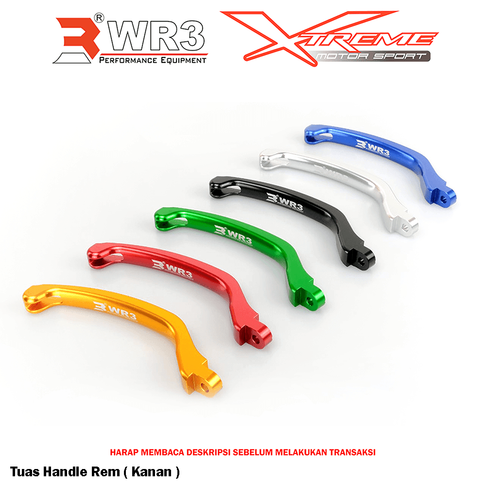 Tuas Handle Kopling / Rem / Half Lever Clutch / Brake WR3 For RCS / Corsa Corta / Galespeed
