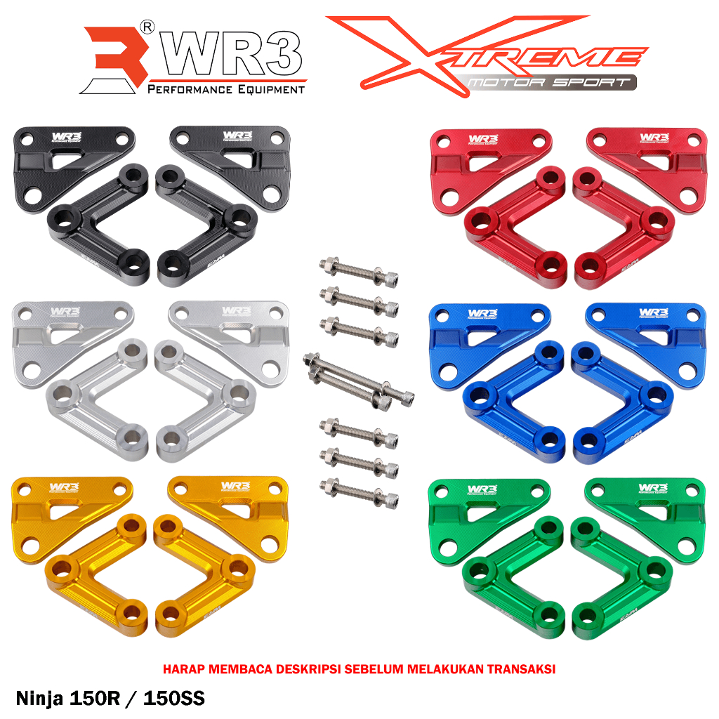 Breket Dudukan Blok Mesin Engine Mounting WR3 Ninja 150RR 150 RR R SS