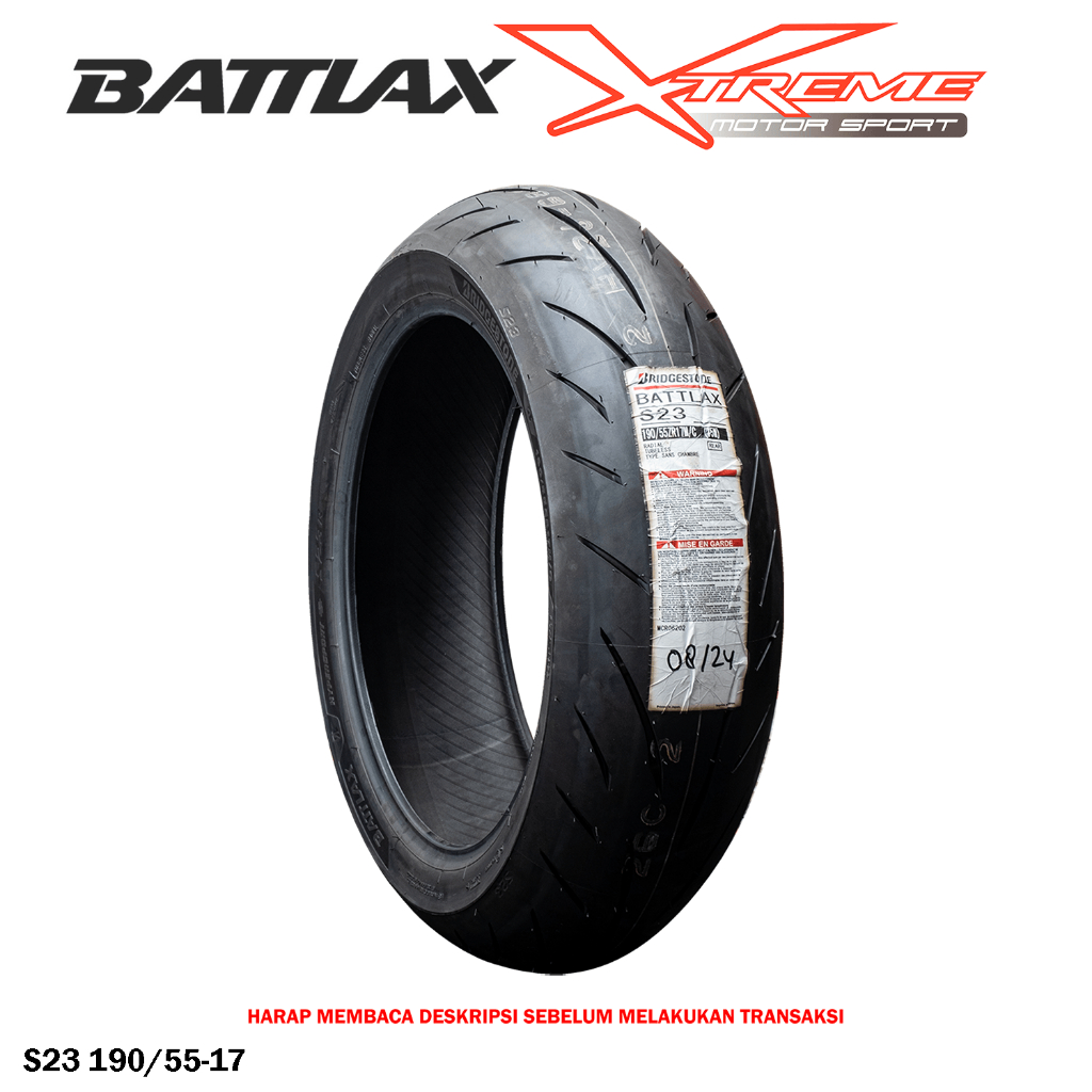 Ban Battlax S23 Depan / Belakang 120/70 160/60 180/55 190/55 190/50 200/55 - 17 Ninja CBR ZX25R R6 ZX6 R25