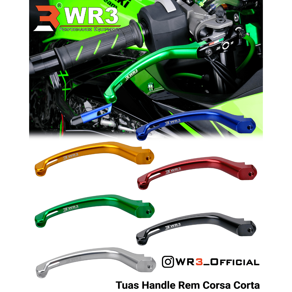 Tuas Handle Kopling / Rem / Half Lever Clutch / Brake WR3 For RCS / Corsa Corta / Galespeed