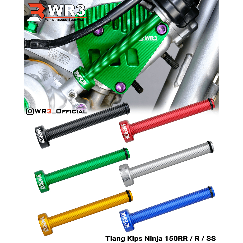 Cover Tutup Tiang Super Kips WR3 Ninja 150 RR R SS / 150RR 150R 150SS