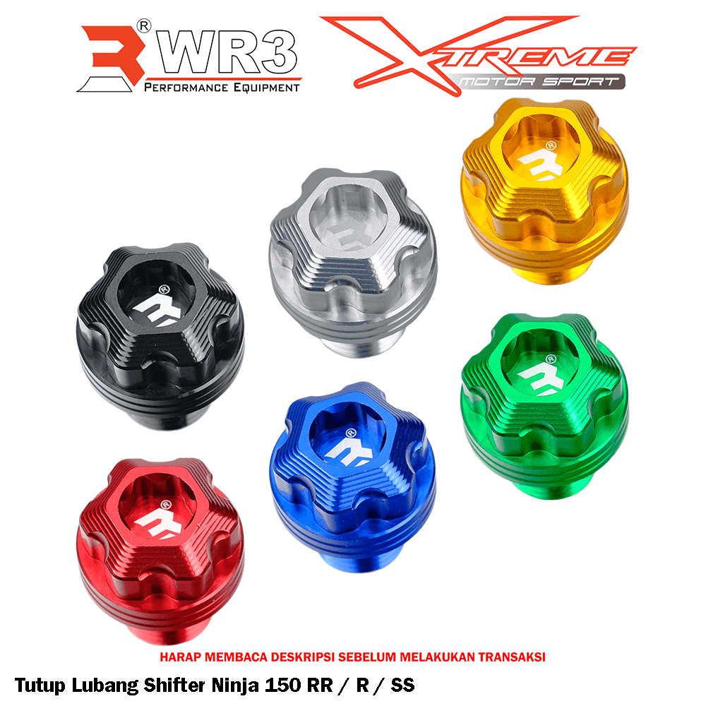 Tutup Lubang Lobang Shifter WR3 Ninja 150RR 150R 150SS 150 RR R SS