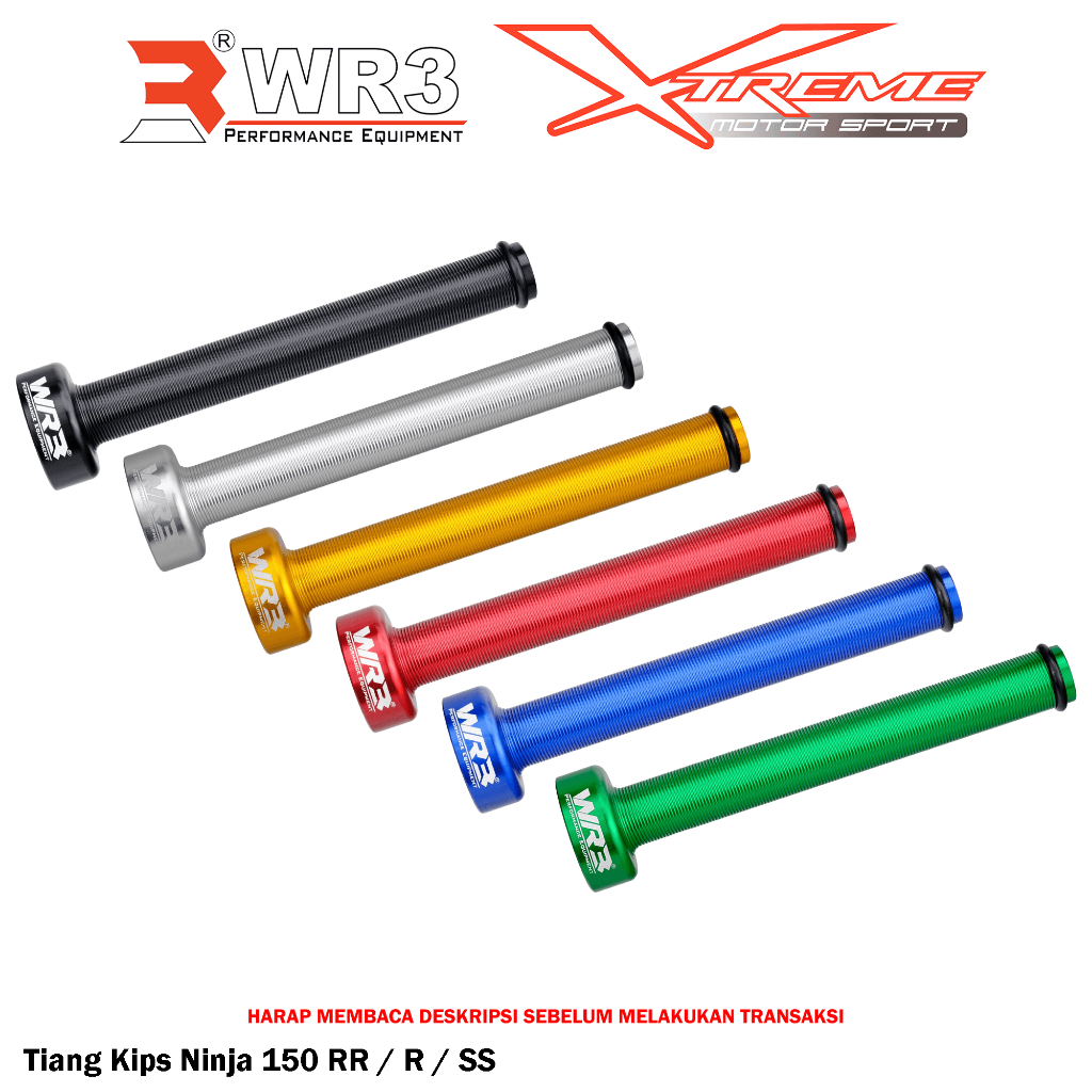 Cover Tutup Tiang Super Kips WR3 Ninja 150 RR R SS / 150RR 150R 150SS