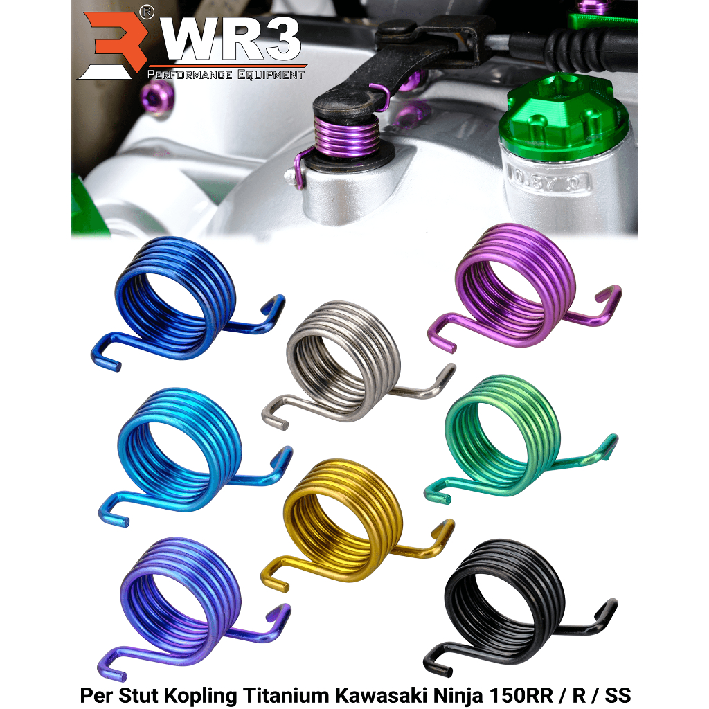 Per Titanium WR3 Standar Samping & Stut Kopling Titanium WR3 Ninja 150RR / 150R / 150SS R RR SS