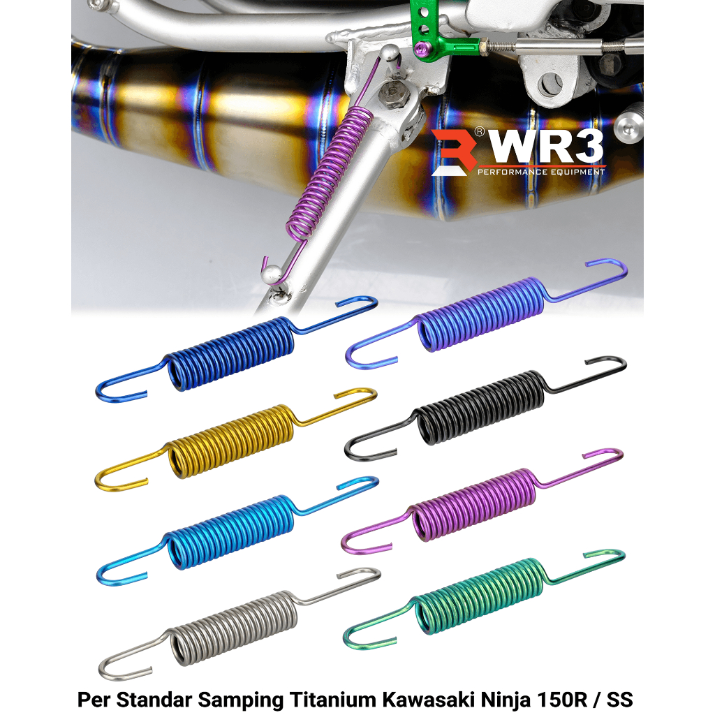 Per Titanium WR3 Standar Samping & Stut Kopling Titanium WR3 Ninja 150RR / 150R / 150SS R RR SS