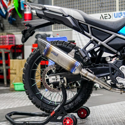 Knalpot Prospeed Wolf Titanium CF Moto 450TM Fullsystem