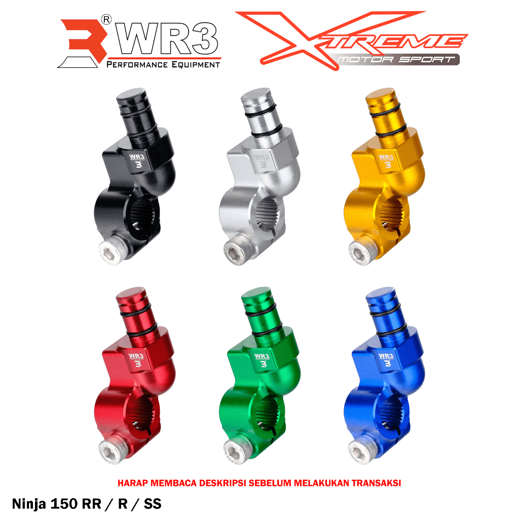 Kepala Kick Starter Head Selahan Engkolan WR3 Ninja 150 RR R SS / 150RR 150R 150SS
