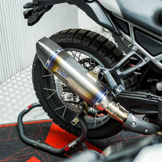 Knalpot Prospeed Wolf Titanium CF Moto 450TM Fullsystem