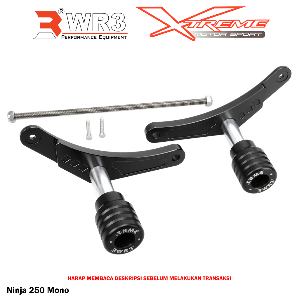 Frame Slider / Pelindung Fairing WR3 Ninja 250 FI / Mono / CBR 250RR / 600RR / XSR 155 / MT15 / R15 V3 / Z125