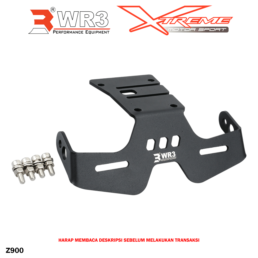 Dudukan Plat Motor / Tail Tidy WR3 Z900 / Z900 2025 Aluminium