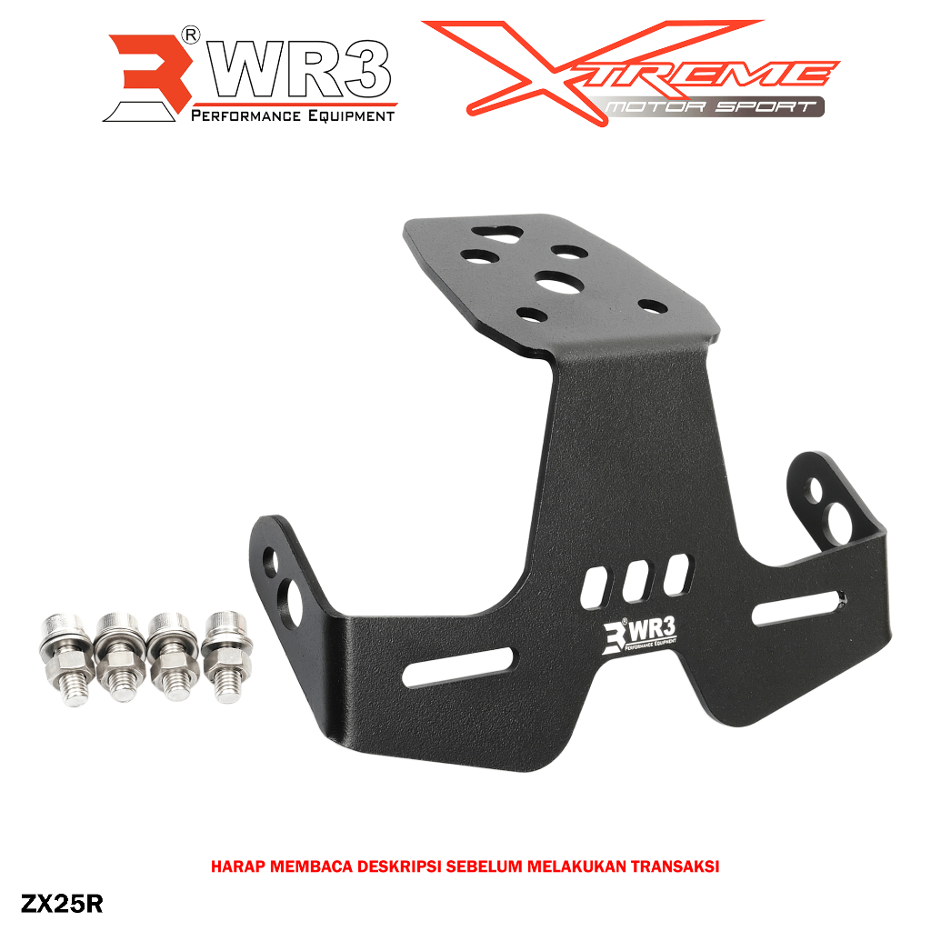 Dudukan Plat Motor / Tail Tidy WR3 ZX25R ZX25RR ZX 25R 25RR ZX25 R RR 4 Cylinder Aluminium