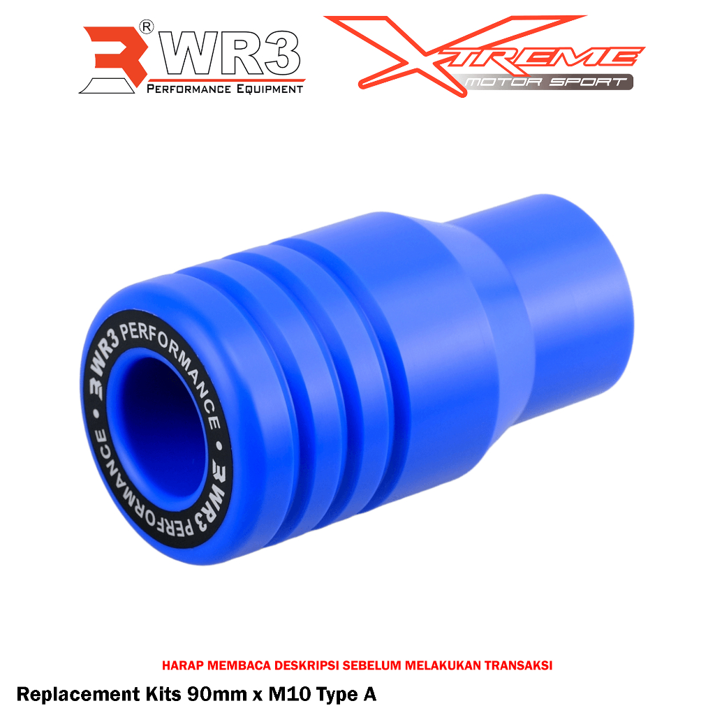 Kepala Frame Slider WR3 90mm / 65mm x M10 Type A
