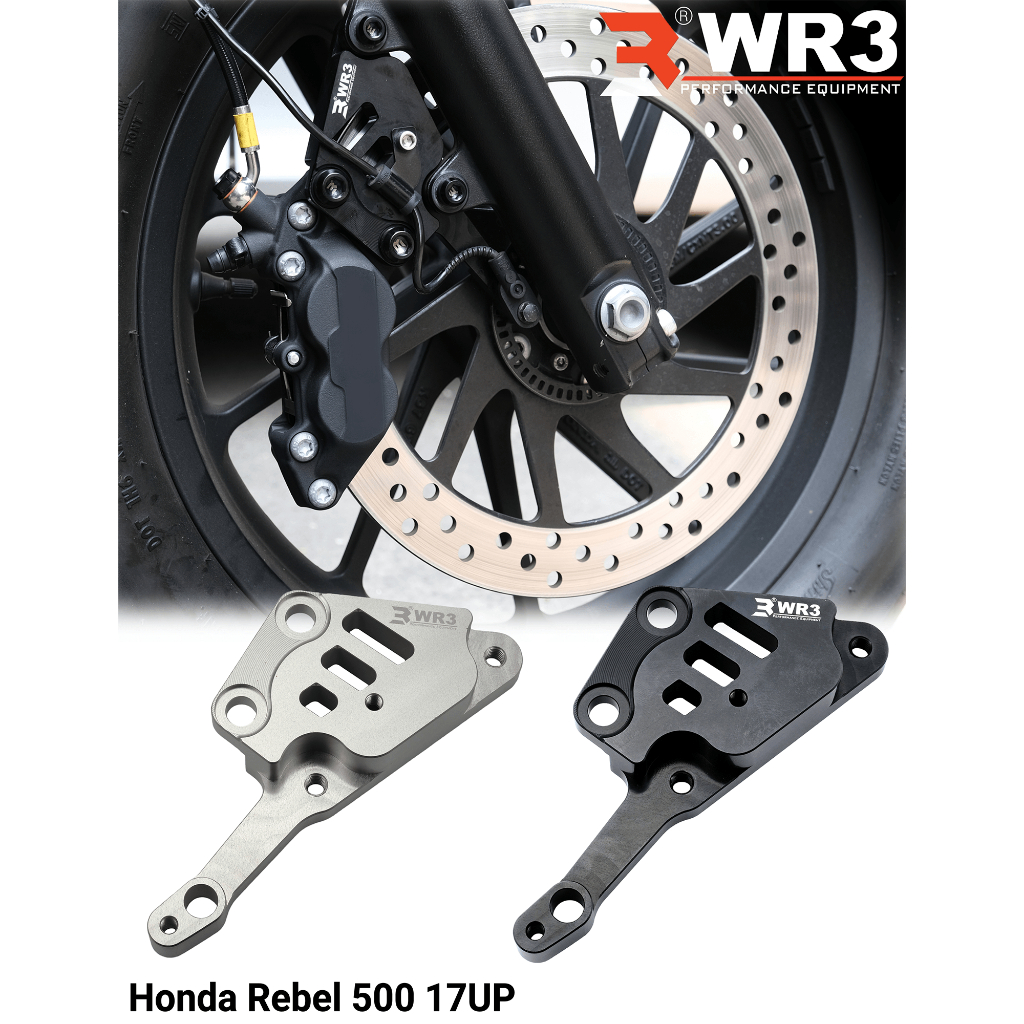Breket Kaliper Depan WR3 For Untuk Kaliper Brembo 4P1P Forza 250 / CBR250RR ABS / Rebel 300 / KTM Duke / RC 200 / 250 / 390