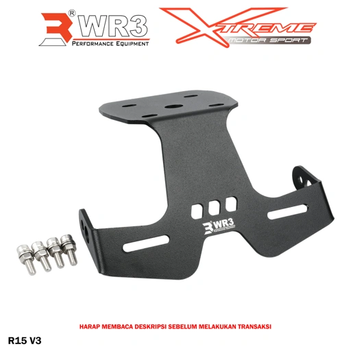 Image of Dudukan Plat Motor / Tail Tidy WR3 R15 V3 R15V3 Aluminium