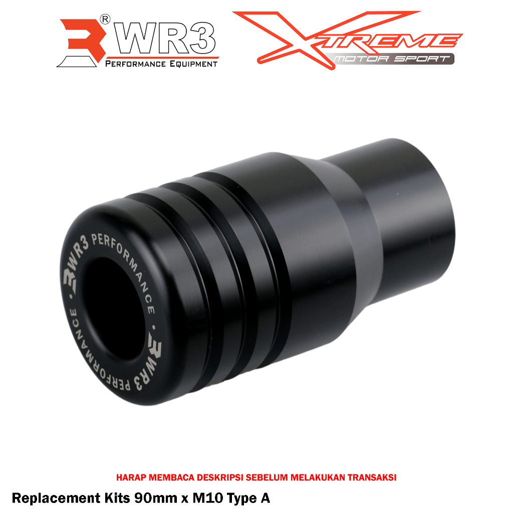 Kepala Frame Slider WR3 90mm / 65mm x M10 Type A