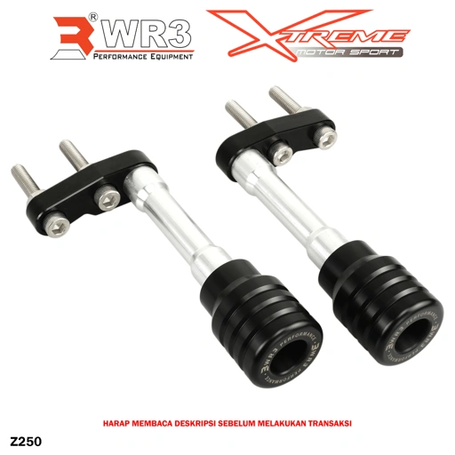 Image of Frame Slider / Pelindung Fairing WR3 ER6N / Z650 / Z250 / Z800 / Ninja 650 / CB 650R / CBR 150R / R6 / KTM Duke 200 / 250 / 390