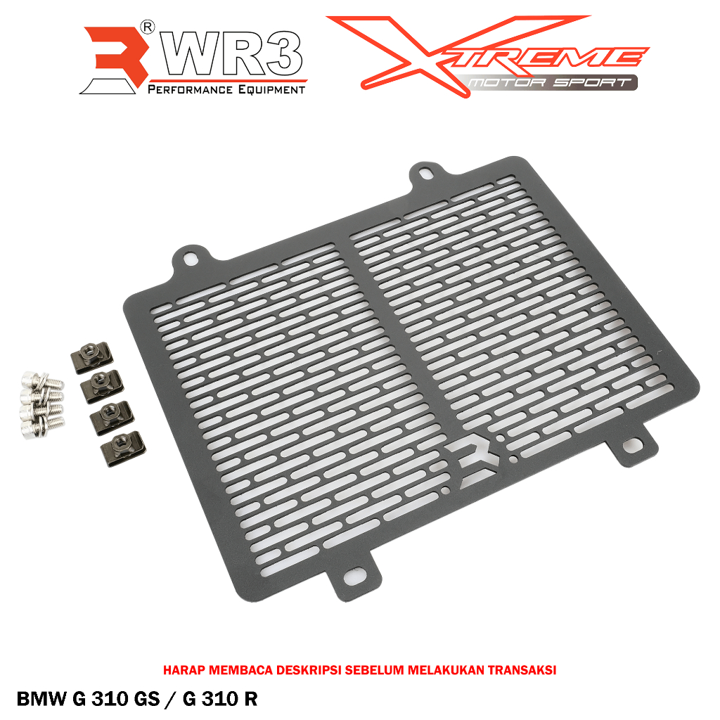 Cover / Tutup Radiator WR3 G310 GS / G310 R / Duke 200 / 250 / 390 Aluminium Premium Quality