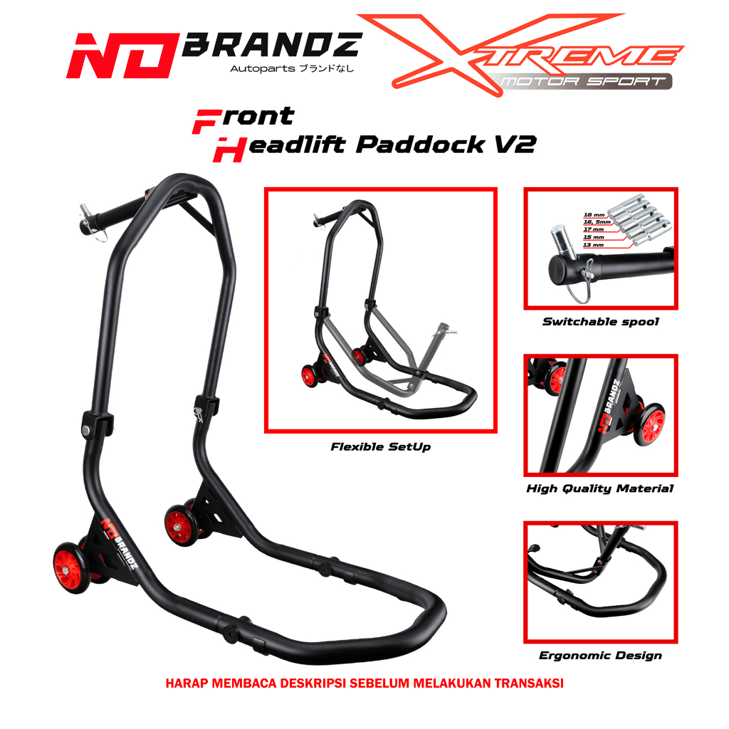 Standart Paddock Depan Headlift NO BRANDZ Universal Ninja 250 Fi R25