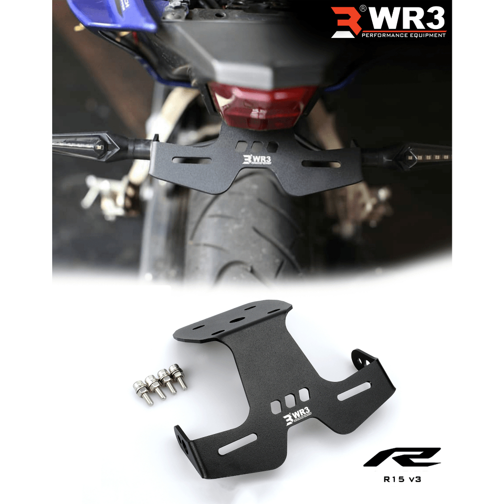 Dudukan Plat Motor / Tail Tidy WR3 R15 V3 R15V3 Aluminium