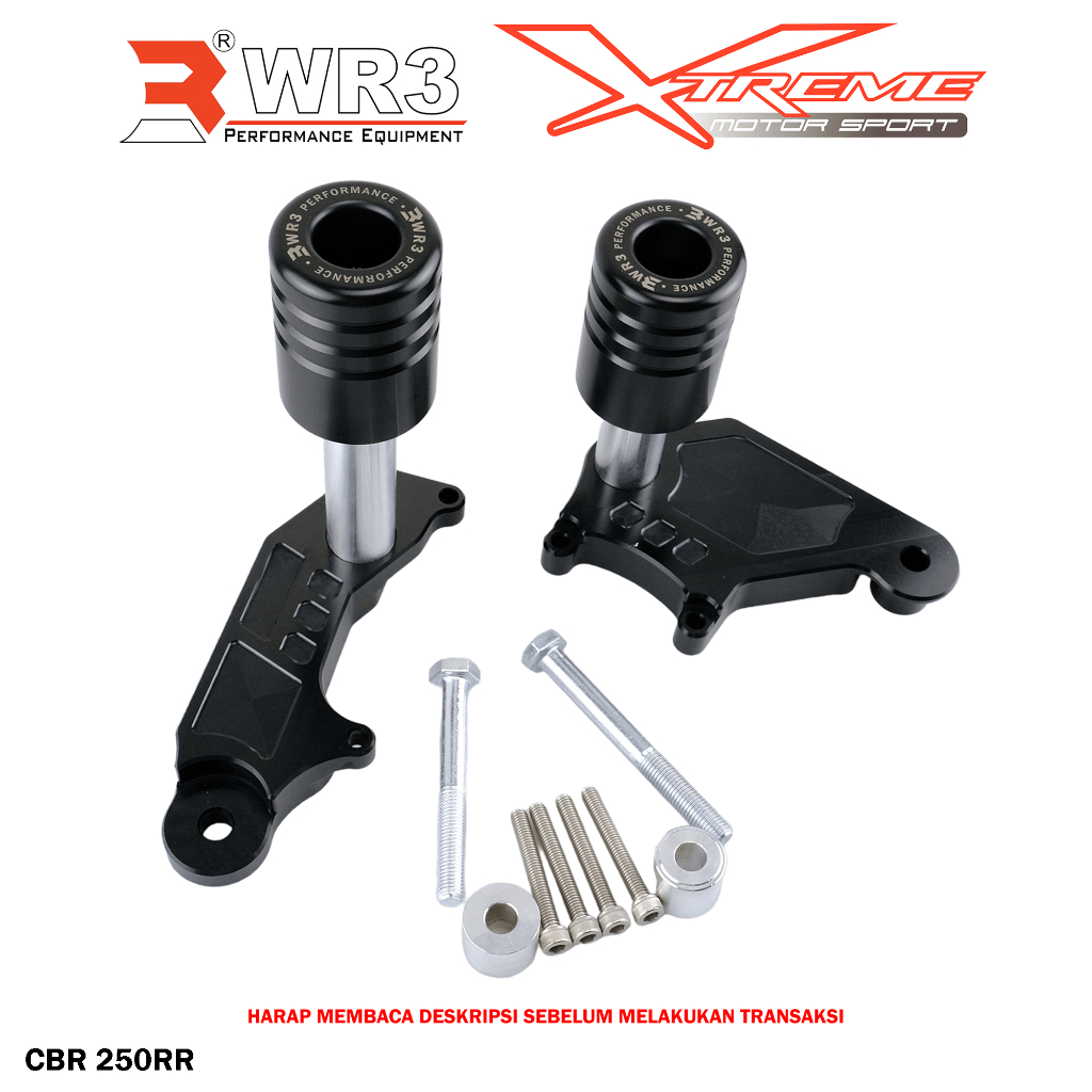 Frame Slider / Pelindung Fairing WR3 Ninja 250 FI / Mono / CBR 250RR / 600RR / XSR 155 / MT15 / R15 V3 / Z125