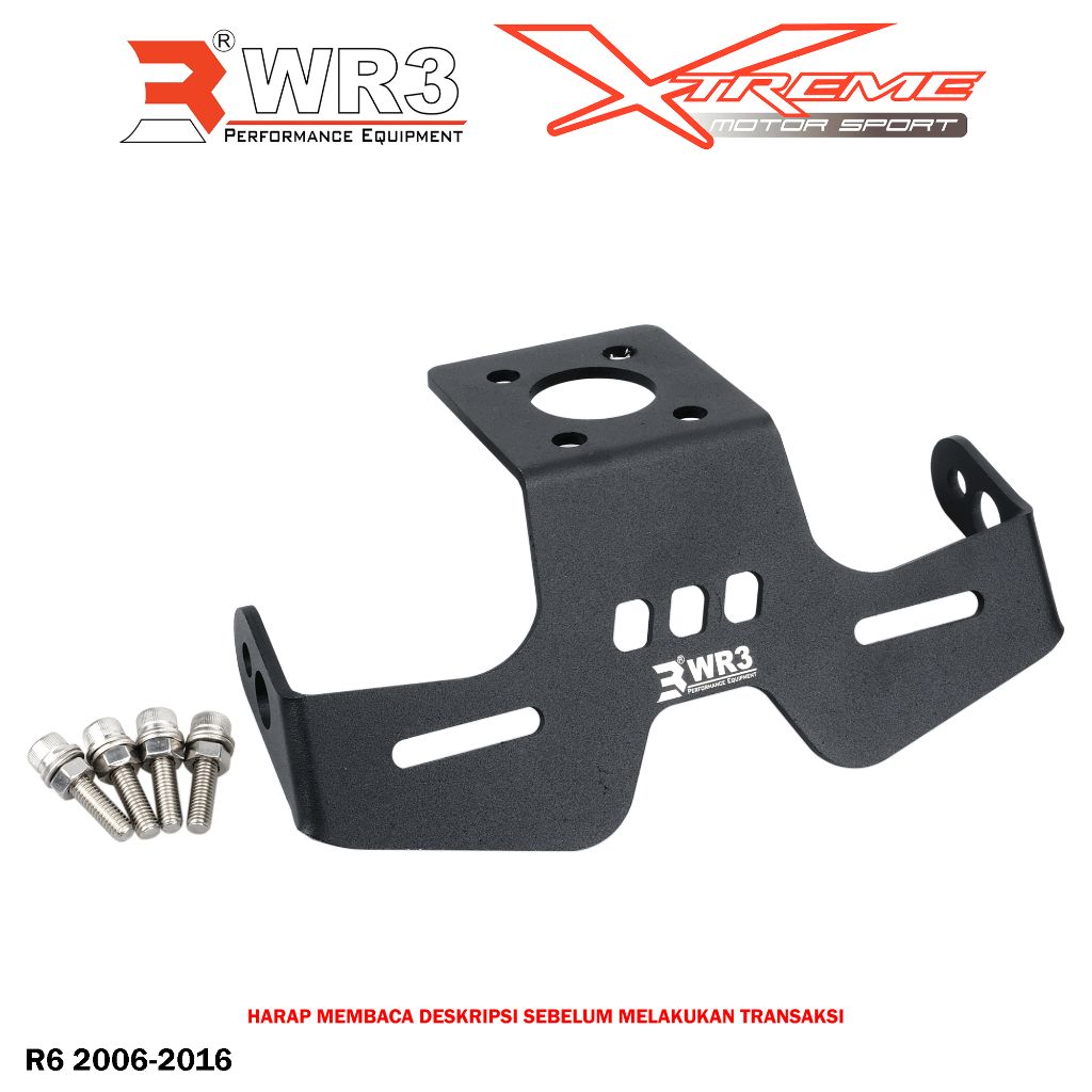 Dudukan Plat Motor / Tail Tidy WR3 R6 2006 - 2016 Aluminium