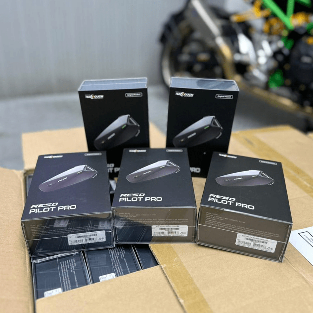 Intercom Reso Pilot Pro Bluetooth Intercom Helm Helmet Mesh Retouch Garansi 3 Tahun