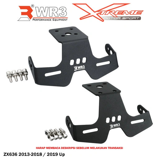 Image of Dudukan Plat Motor / Tail Tidy WR3 ZX636 / ZX6R Aluminium