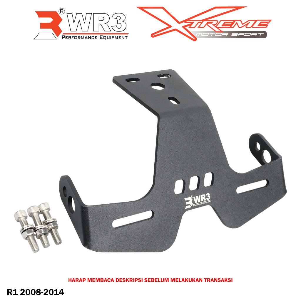 Dudukan Plat Motor / Tail Tidy WR3 R1 2008 - 2014 Aluminium