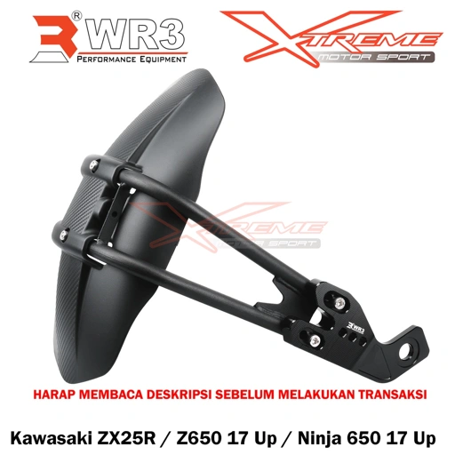 Image of Mudguard Mud Guard WR3 Kawasaki ZX25R / Z650 Up 17 / Ninja 650 Up 17