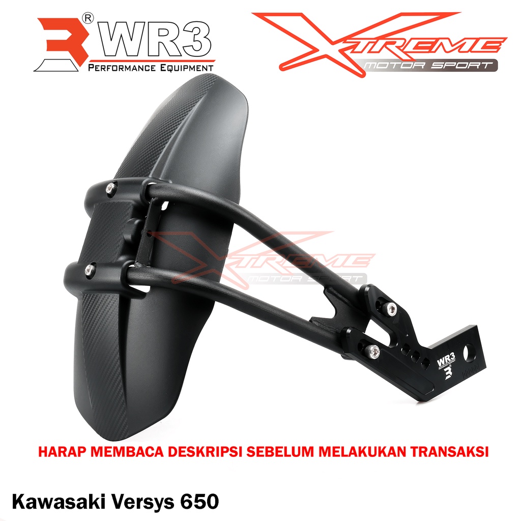 Mudguard Mud Guard WR3 Kawasaki Versys 650 CC Original WR3 OfficiaL Product