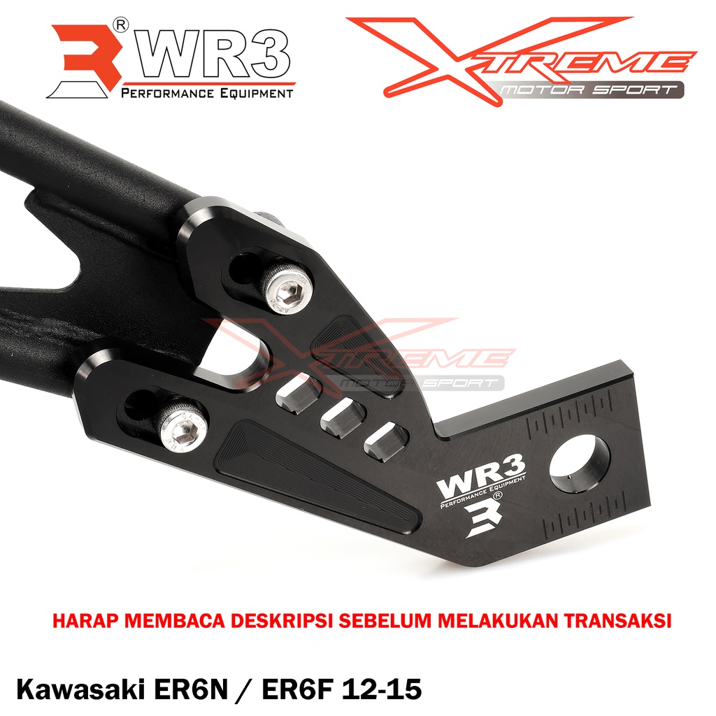 Mudguard Mud Guard WR3 Kawasaki ER6 or Ninja 650 Original WR3 OfficiaL Product
