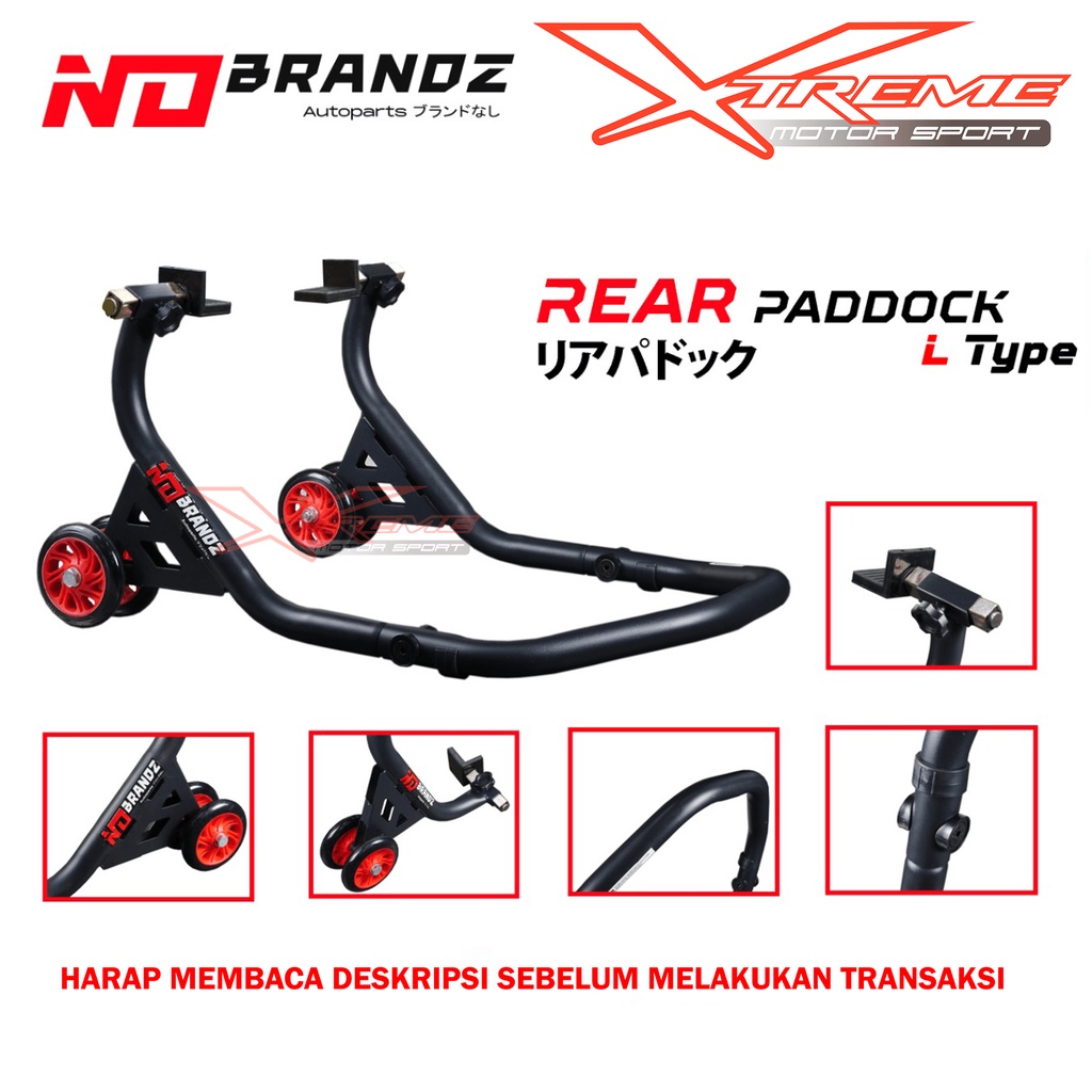 Standart Paddock Belakang NO BRANDZ Ninja 250 Fi ZX25R R25 CBR 250RR