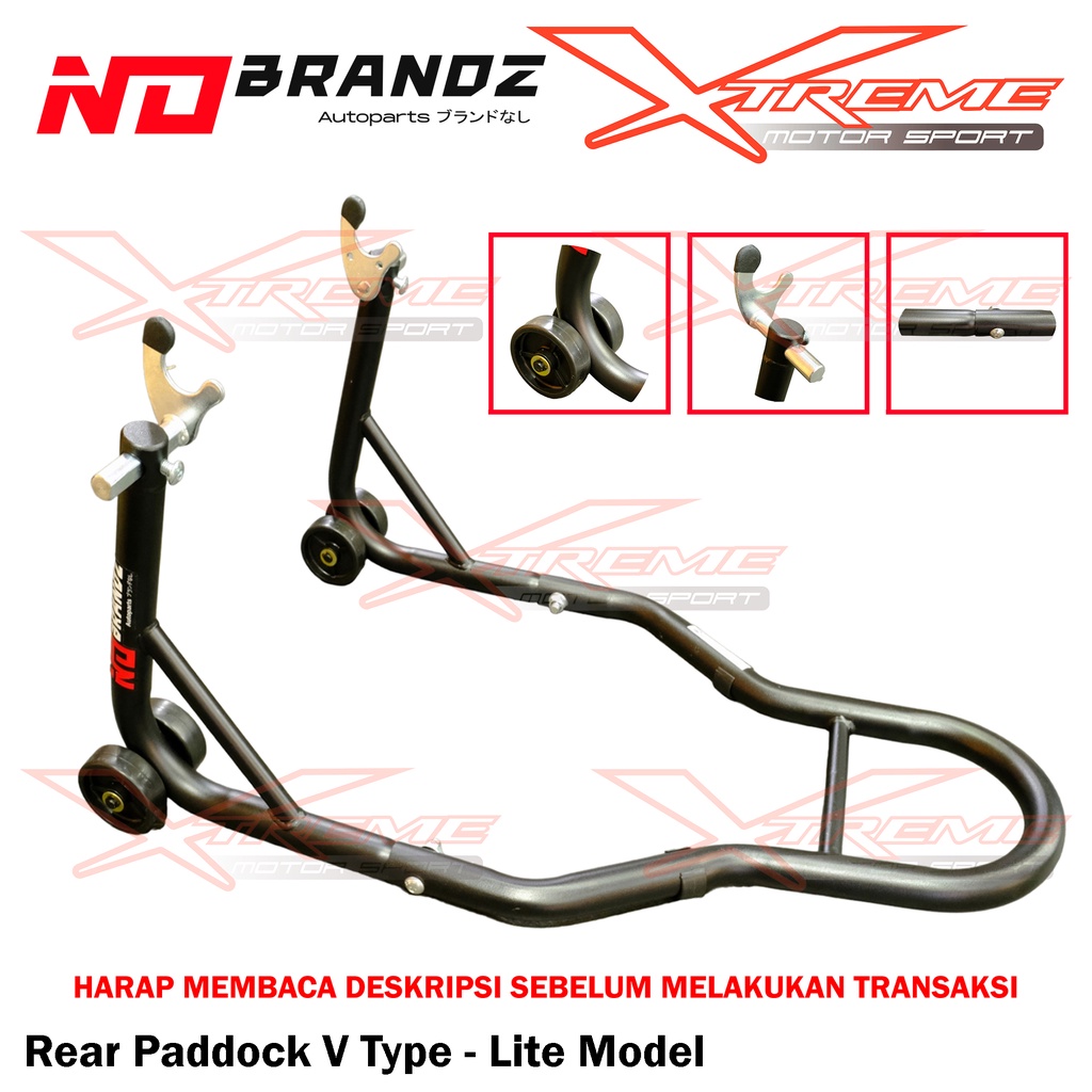 Standart Paddock Belakang NO BRANDZ Ninja 250 Fi ZX25R R25 CBR 250RR