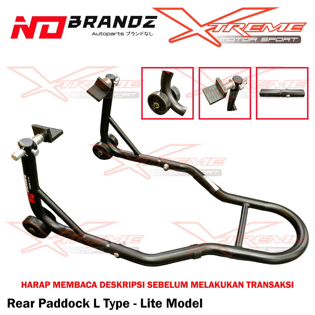 Standart Paddock Belakang NO BRANDZ Ninja 250 Fi ZX25R R25 CBR 250RR