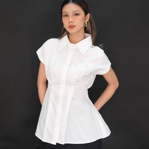 Image of Bloom Embroidery Shirt 