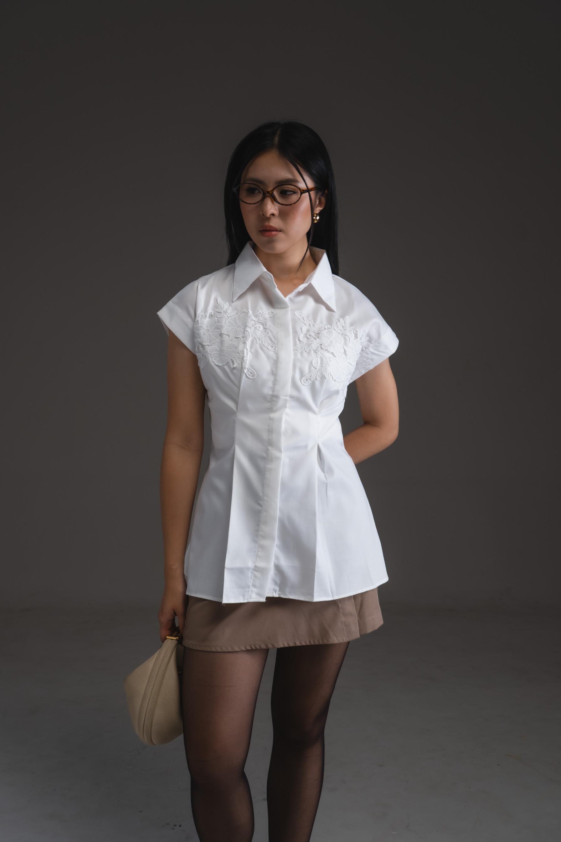 Bloom Embroidery Shirt