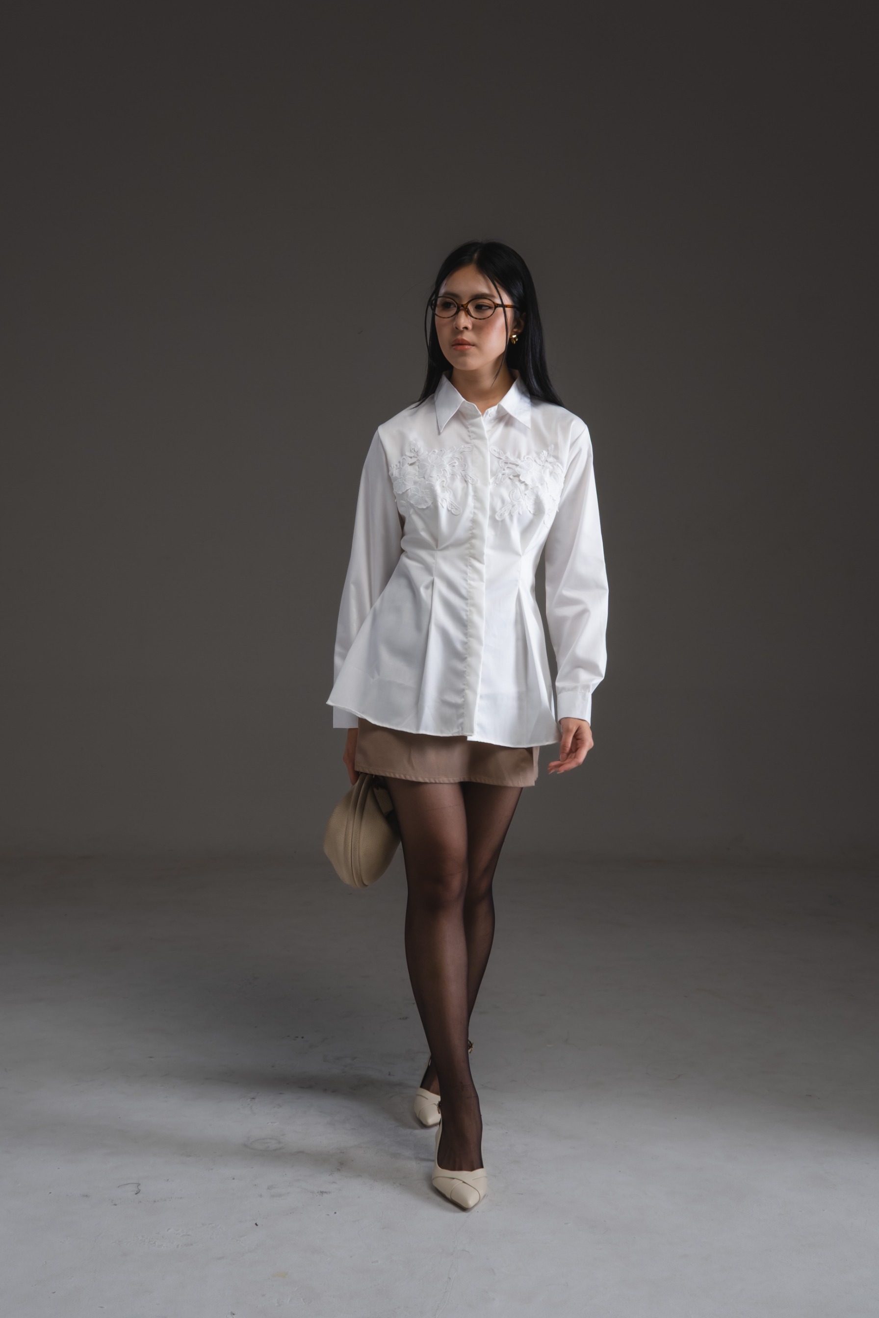 Bloom Embroidery Shirt