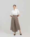 Slitted Culotte Jeans