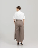 Slitted Culotte Jeans