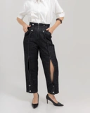 Knee-Slit Jeans