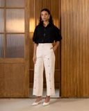 Panelled Cut-Out Pants
