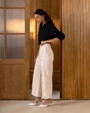 Panelled Cut-Out Pants