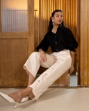 Panelled Cut-Out Pants
