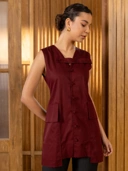 Longline Top with Adjustable Back