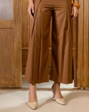 High-Waist Pleated Pants