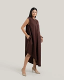 Sleeveless Asymmetric Dress