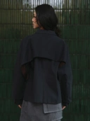 Dual Tone Cape Jacket