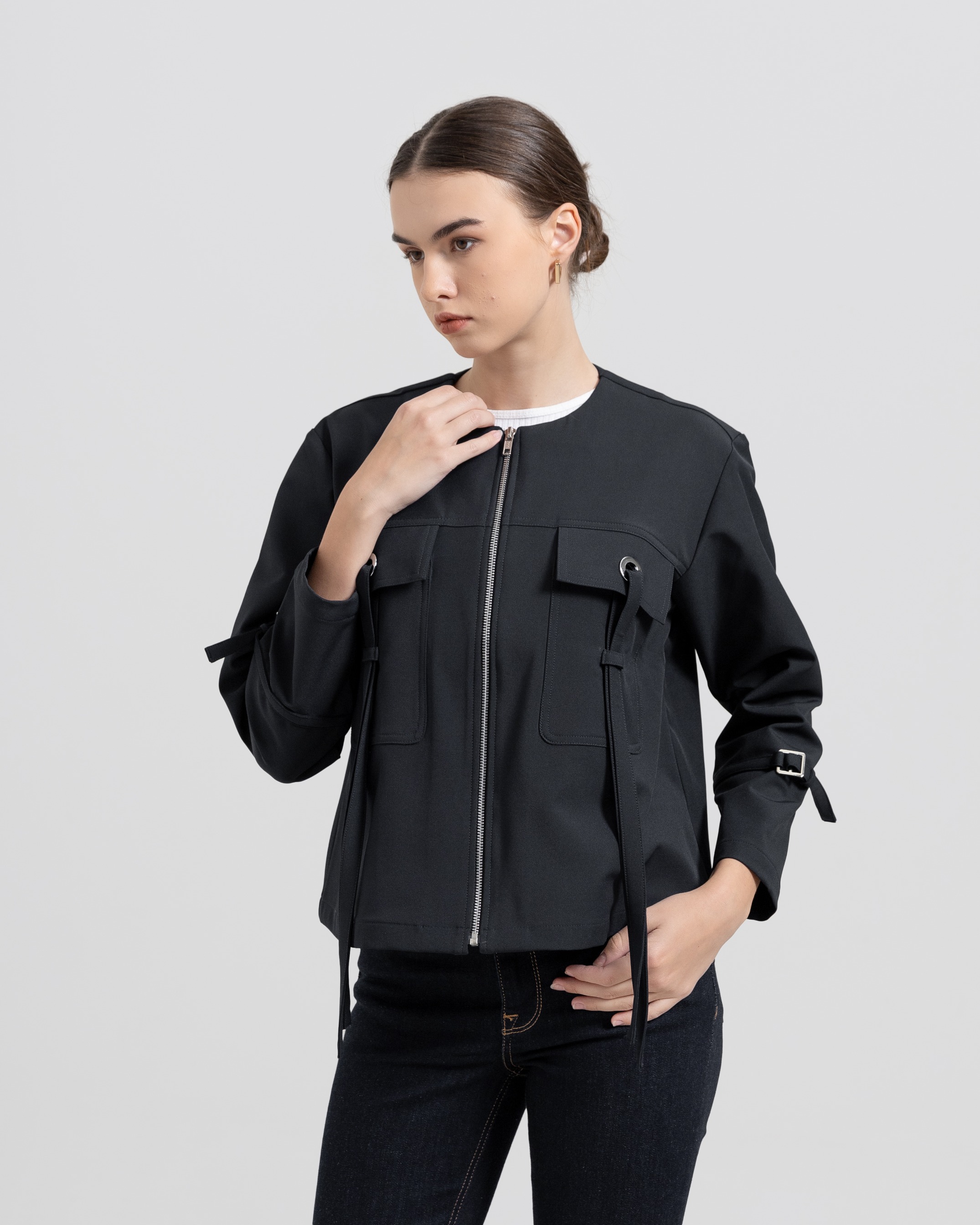 Dark Navy Zip Jacket